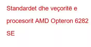 Standardet dhe veçoritë e procesorit AMD Opteron 6282 SE