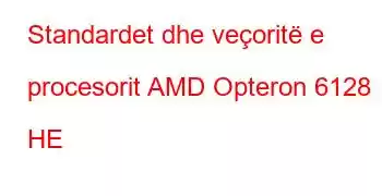 Standardet dhe veçoritë e procesorit AMD Opteron 6128 HE