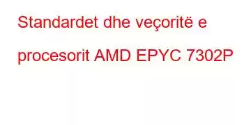 Standardet dhe veçoritë e procesorit AMD EPYC 7302P