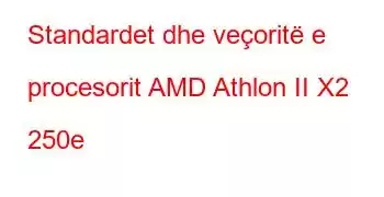 Standardet dhe veçoritë e procesorit AMD Athlon II X2 250e