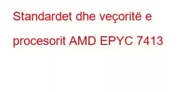 Standardet dhe veçoritë e procesorit AMD EPYC 7413