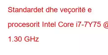 Standardet dhe veçoritë e procesorit Intel Core i7-7Y75 @ 1.30 GHz