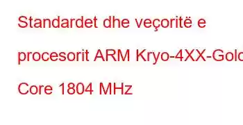 Standardet dhe veçoritë e procesorit ARM Kryo-4XX-Gold 8 Core 1804 MHz