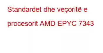 Standardet dhe veçoritë e procesorit AMD EPYC 7343