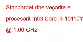 Standardet dhe veçoritë e procesorit Intel Core i3-10110Y @ 1.00 GHz