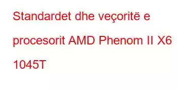 Standardet dhe veçoritë e procesorit AMD Phenom II X6 1045T