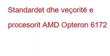 Standardet dhe veçoritë e procesorit AMD Opteron 6172