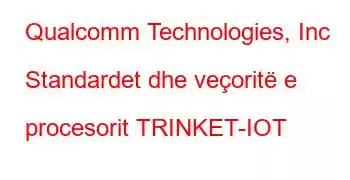 Qualcomm Technologies, Inc Standardet dhe veçoritë e procesorit TRINKET-IOT